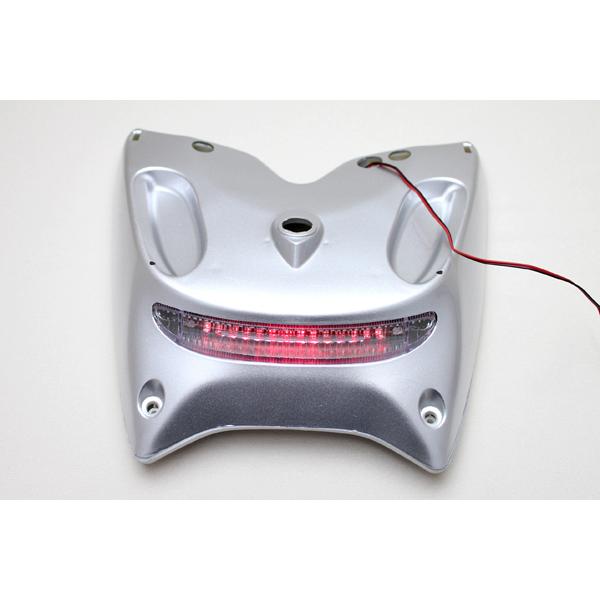 JOG ZRエボ SA16J リアスポイラーLEDセット 銀 リモコンジョグ