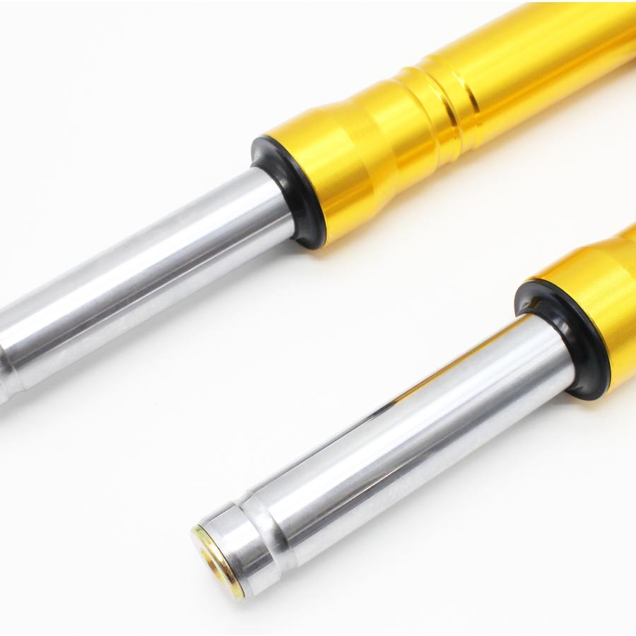 ディスクブレーキ用 ライブディオ ZX AF35 フロントフォーク ゴールド