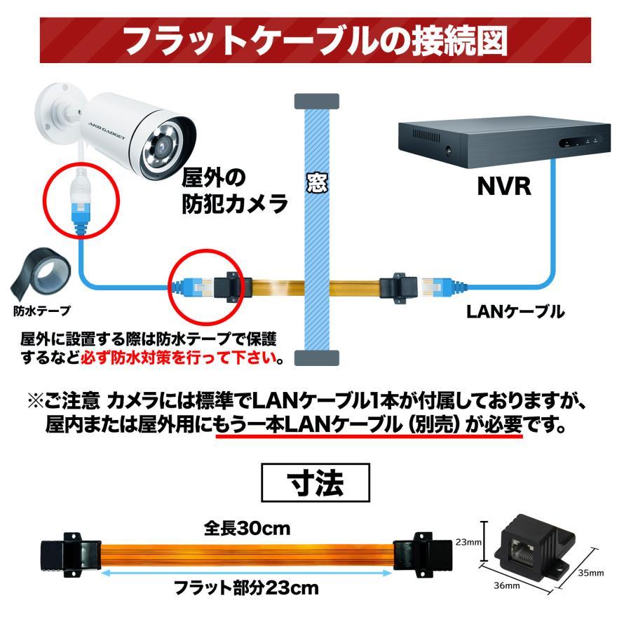 アキバガジェット 防犯カメラ poe給電 屋外 PTZ 2台セット 家庭用 監視