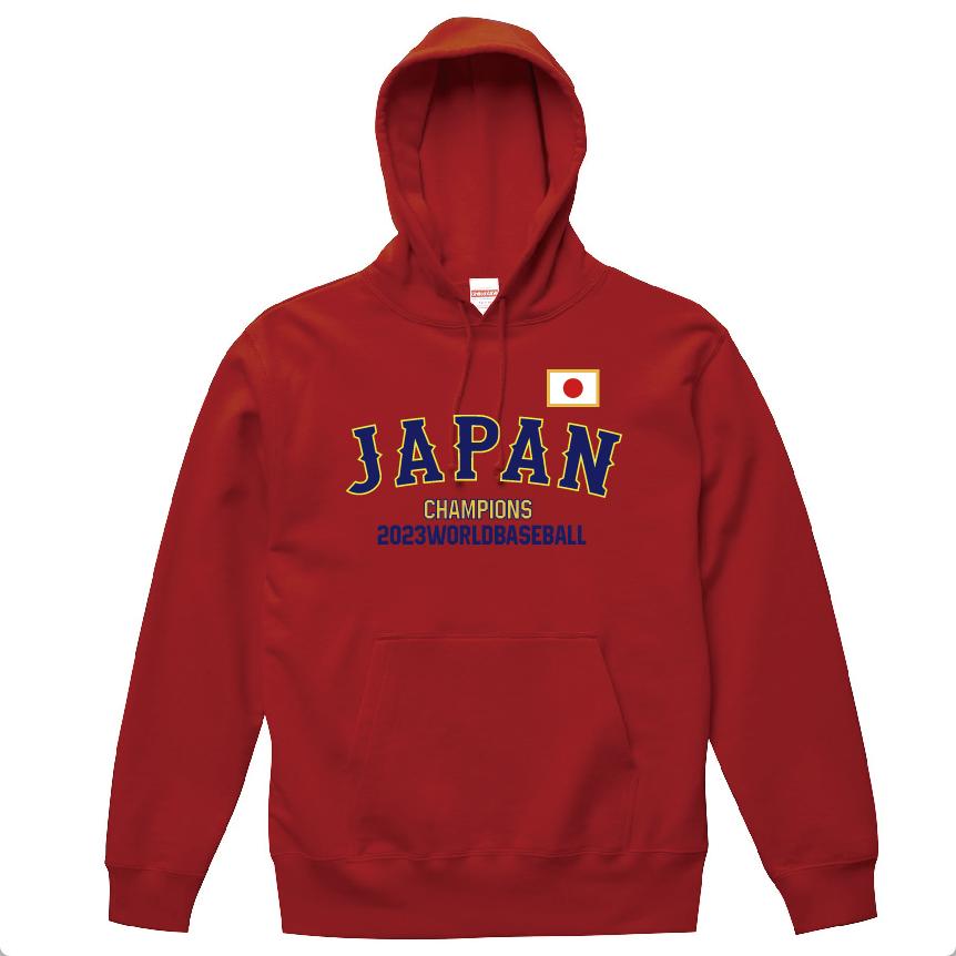 優勝記念 2023WBC侍ジャパン 日本代表優勝記念JAPANパーカー サムライ