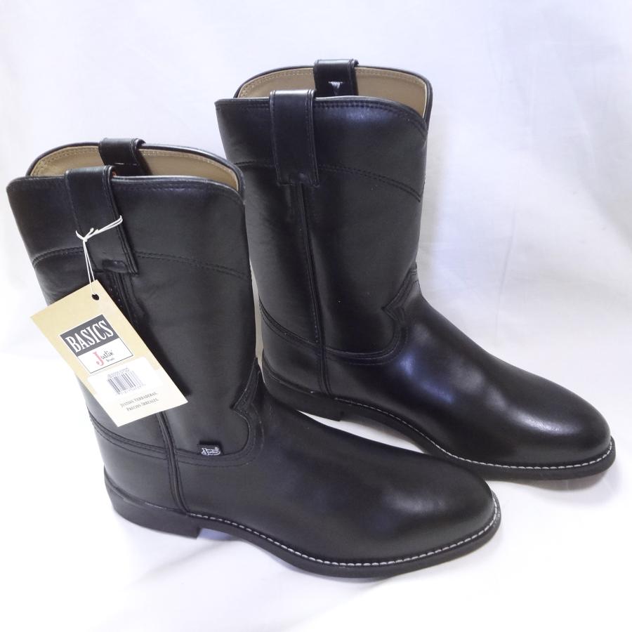 ジャスティン JUSTIN Boots ウエスタンブーツ サイズ7/D ブラック