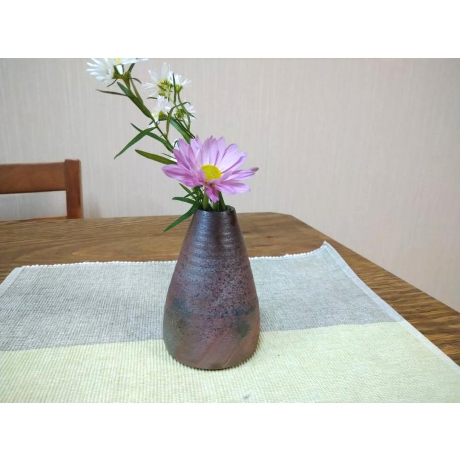 ○フラスコ花入(大)/津軽金山焼 金山焼 花器 花入れ 花瓶 花 ギフト