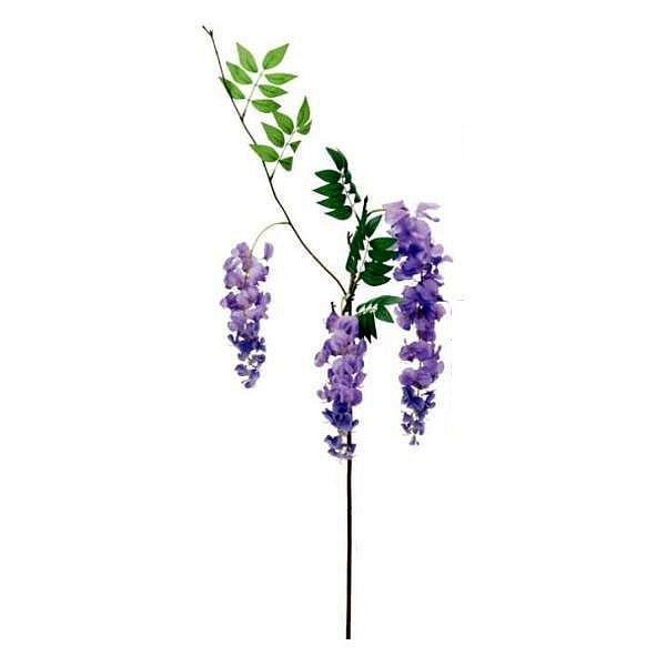 藤（造花・アートフラワー）花3房付き : フラワーデコレーション