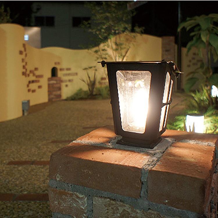 門柱灯 玄関 照明 ガーデンライト 器具 門灯 外灯 屋外 アンティーク風