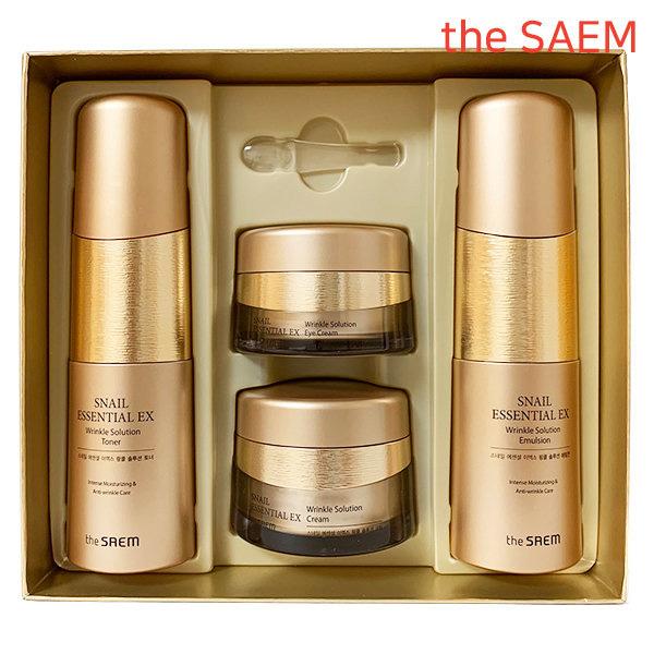 the SAEM（ザセム） スネイル エッセンシャル EX スキン ケア 3種