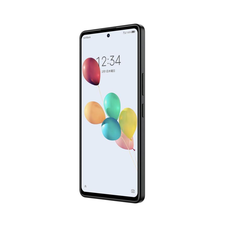 ZTE あんしんファミリースマホ A303ZT Softbank [ブラック] 新品