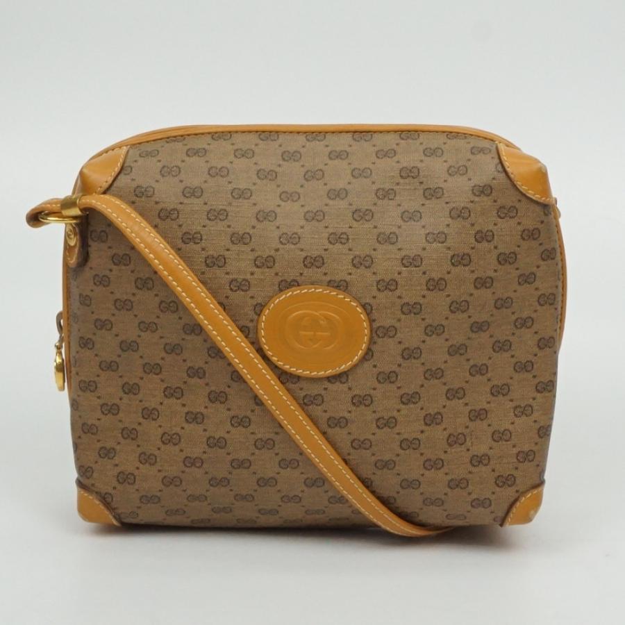 GUCCI（グッチ） 007・58・0093 マイクロGGショルダーバッグ ブラウン