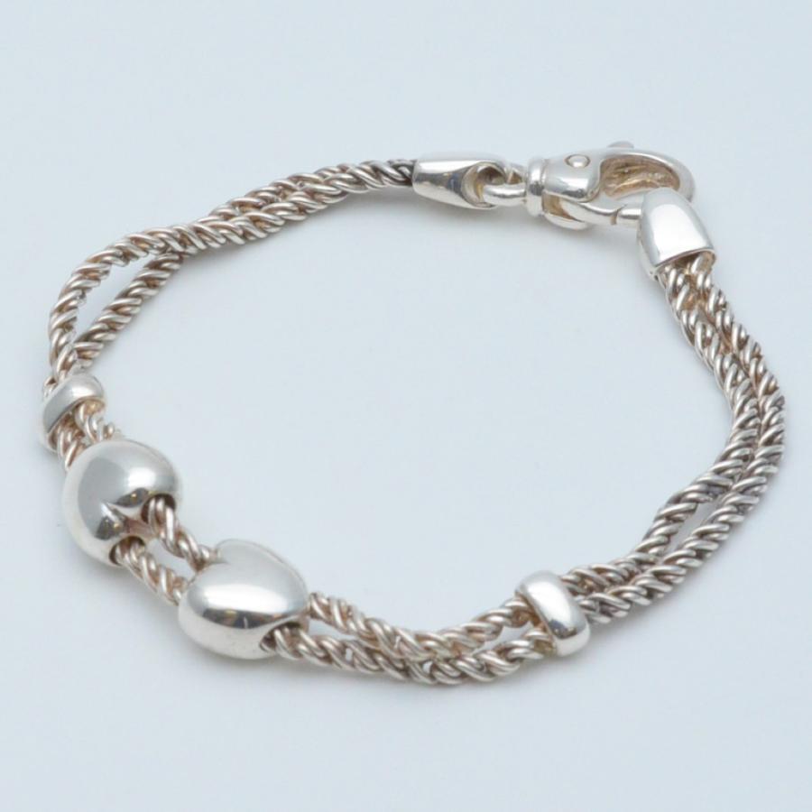 TIFFANY&Co.（ティファニー） ダブルロープ ハートブレス SV925