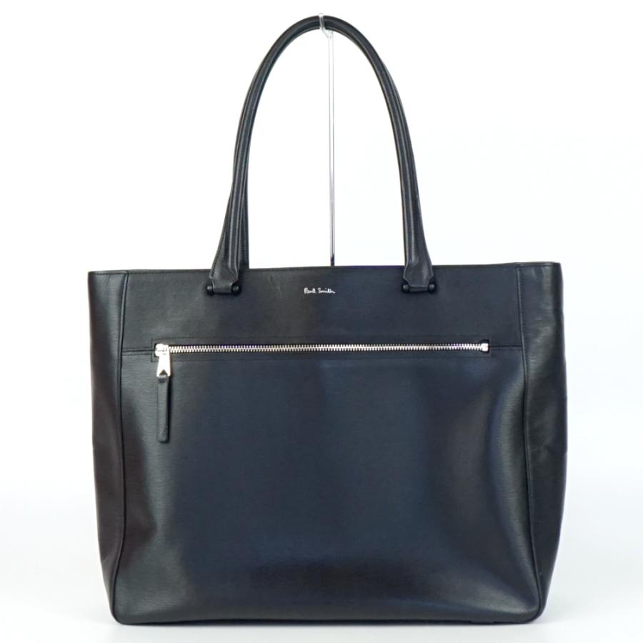 Paul Smith（ポール・スミス） トートバッグ ブラック 黒 レザー 通勤