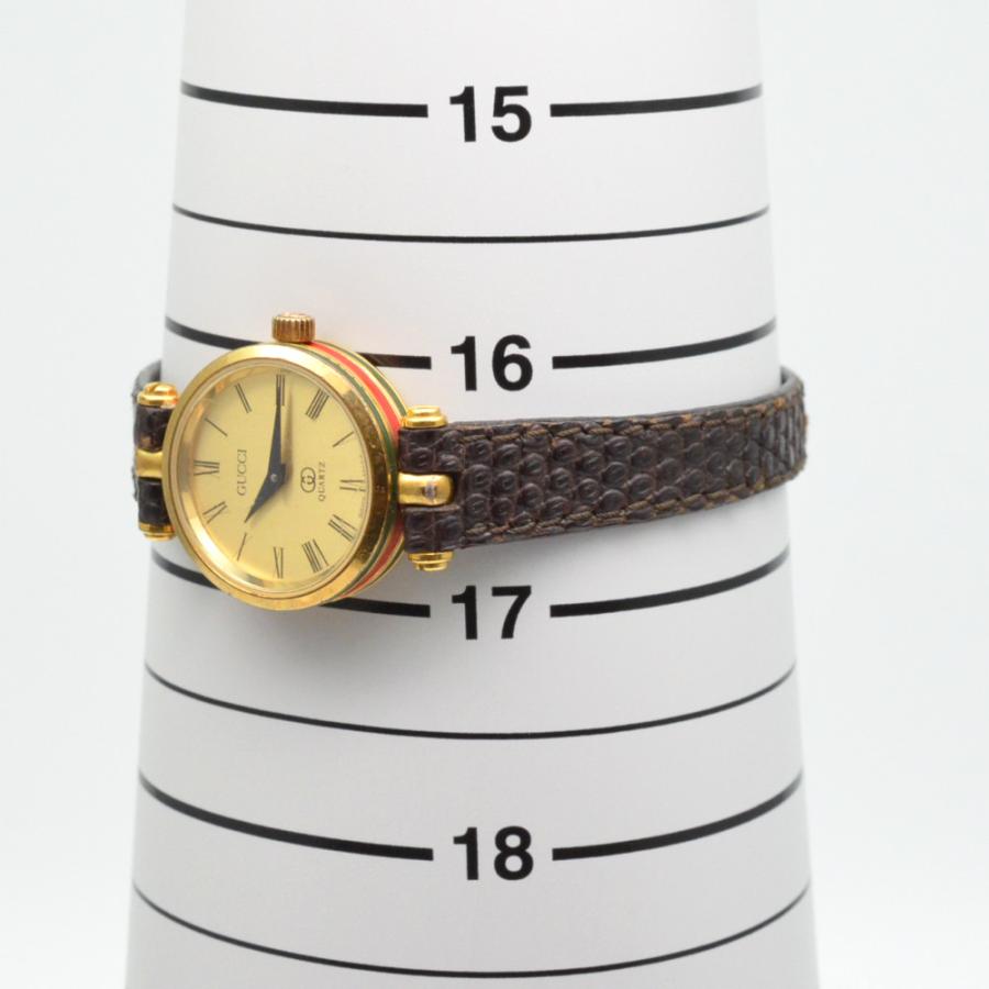 GUCCI（グッチ） シェリーライン クォーツ時計 ゴールド ブラウン