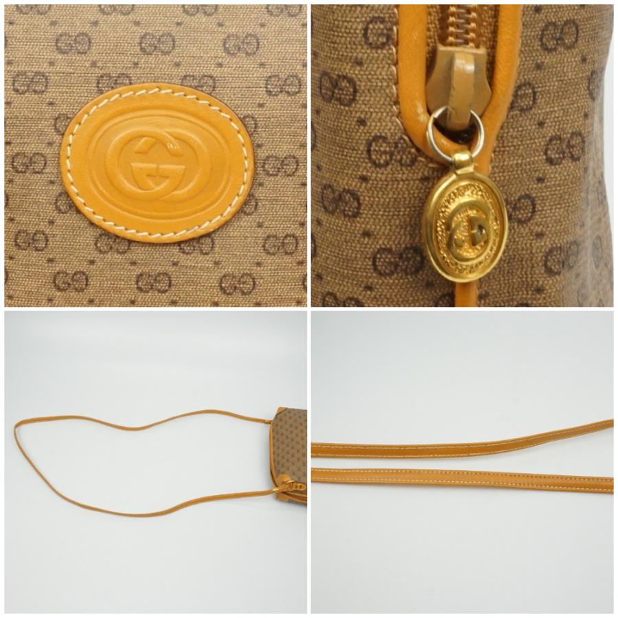 GUCCI（グッチ） 007・58・0093 マイクロGGショルダーバッグ ブラウン