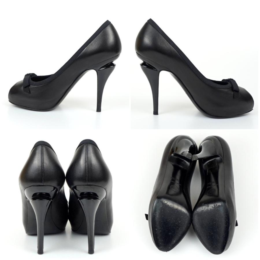 CHANEL（シャネル） オープントゥパンプス ブラック 黒 サイズ表記35 1