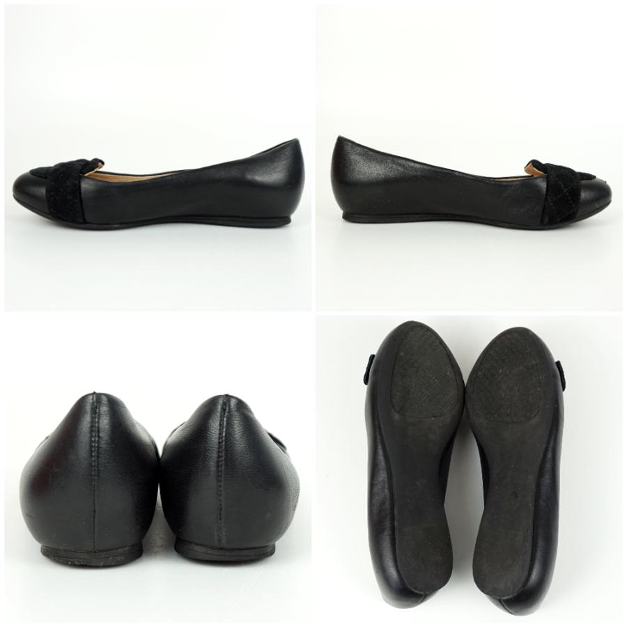 TORY BURCH（トリーバーチ） フラットパンプス ブラック 黒 サイズ表記