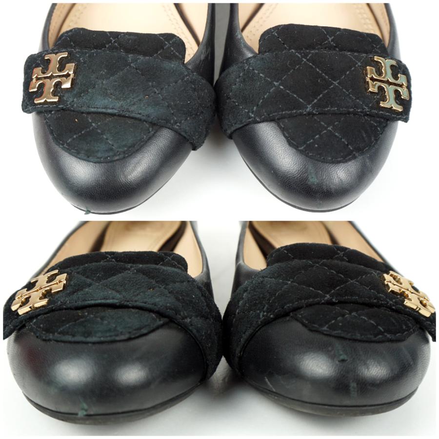 TORY BURCH（トリーバーチ） フラットパンプス ブラック 黒 サイズ表記