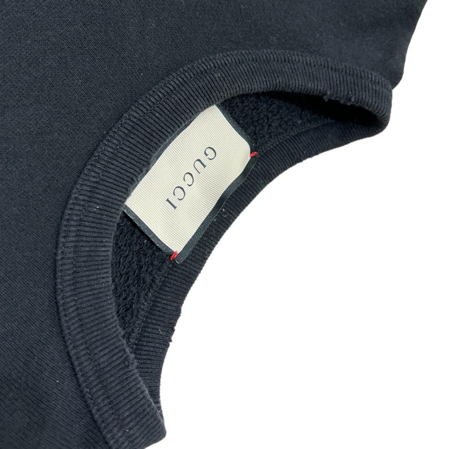 GUCCI（グッチ） 454569-X5J57 ビンテージロゴ ダメージ加工 クルー