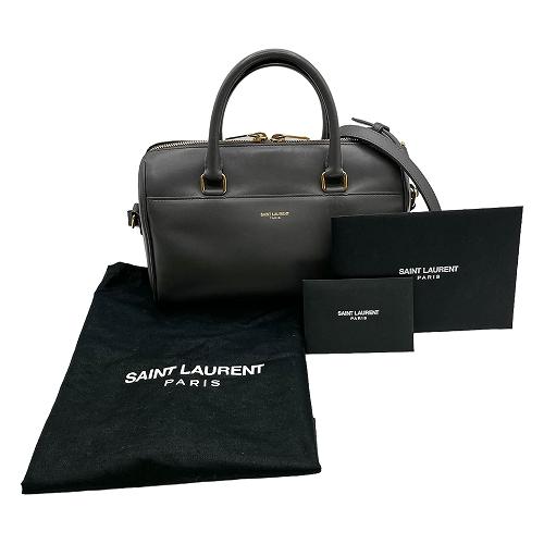 SAINT LAURENT サンローラン ベイビーダッフル 2way グレー ショルダー