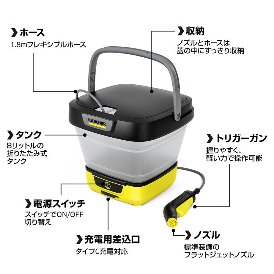 ケルヒャー（KARCHER） 【タンク給水式コードレス】マルチクリーナー