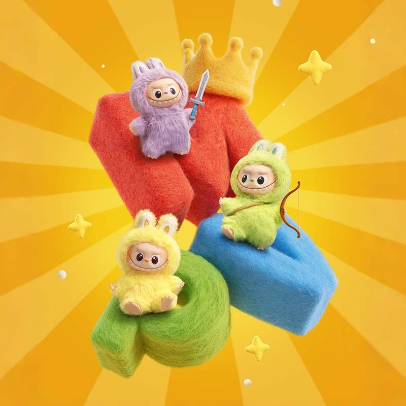 POP MART THE MONSTER PIN FOR LOVE シリーズ ぬいぐるみ【3ピース