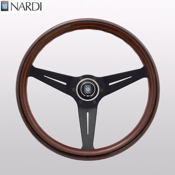 NARDI ナルディ N771 ウッド&BKスポーク ディープコーン ステアリング