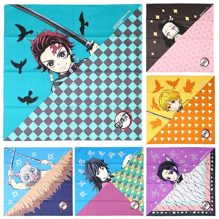 メール便商品2個以上送料無料 鬼滅の刃 なりきりバンダナ 竈門炭治郎