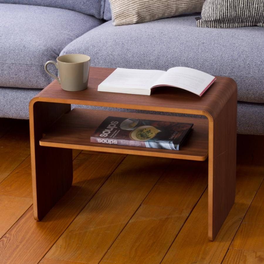 KEYUCA（ケユカ） サイドテーブル 日本製 2way コの字 木製 おしゃれ