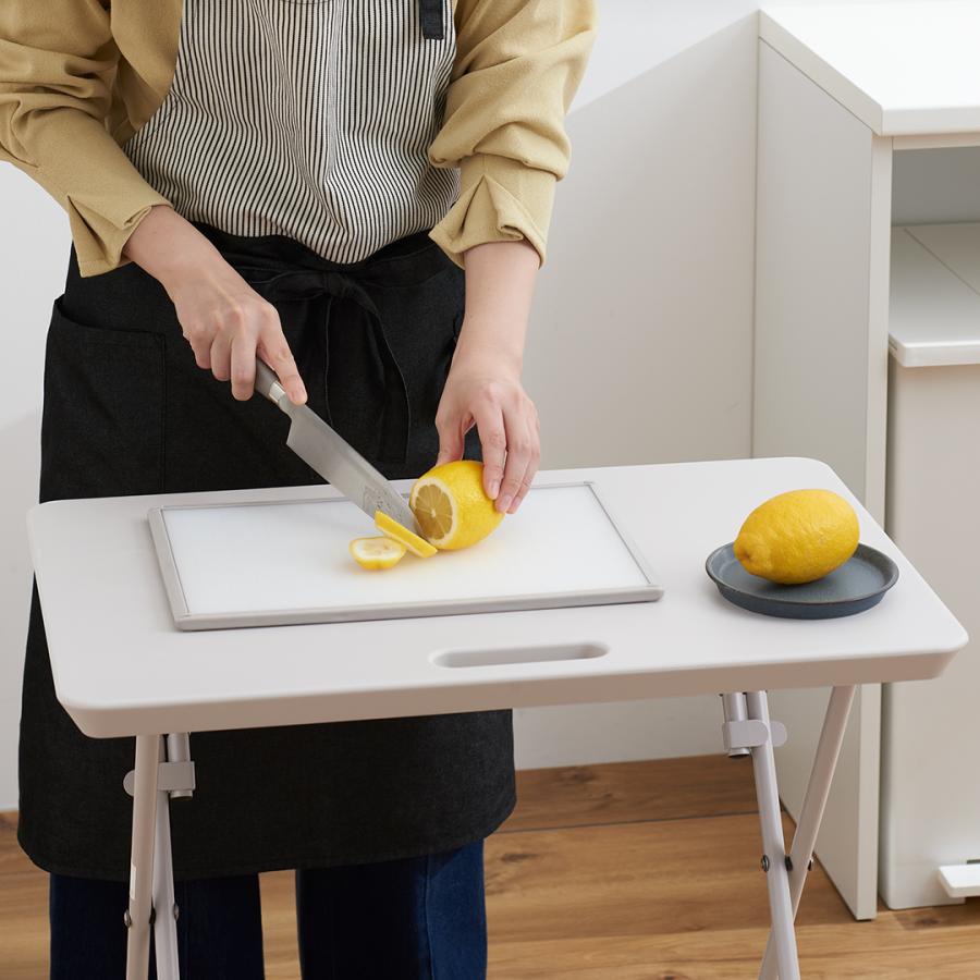 KEYUCA（ケユカ） 折りたたみテーブル デスク 幅63cm 奥行53cm 机