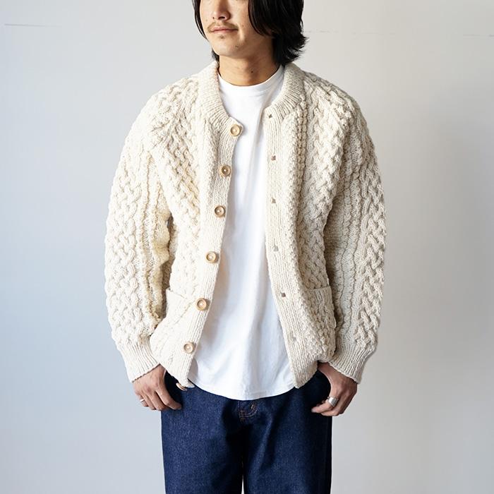 INVERALLAN（インバーアラン） 4A GOLFER -NATURAL カーディガン ノー