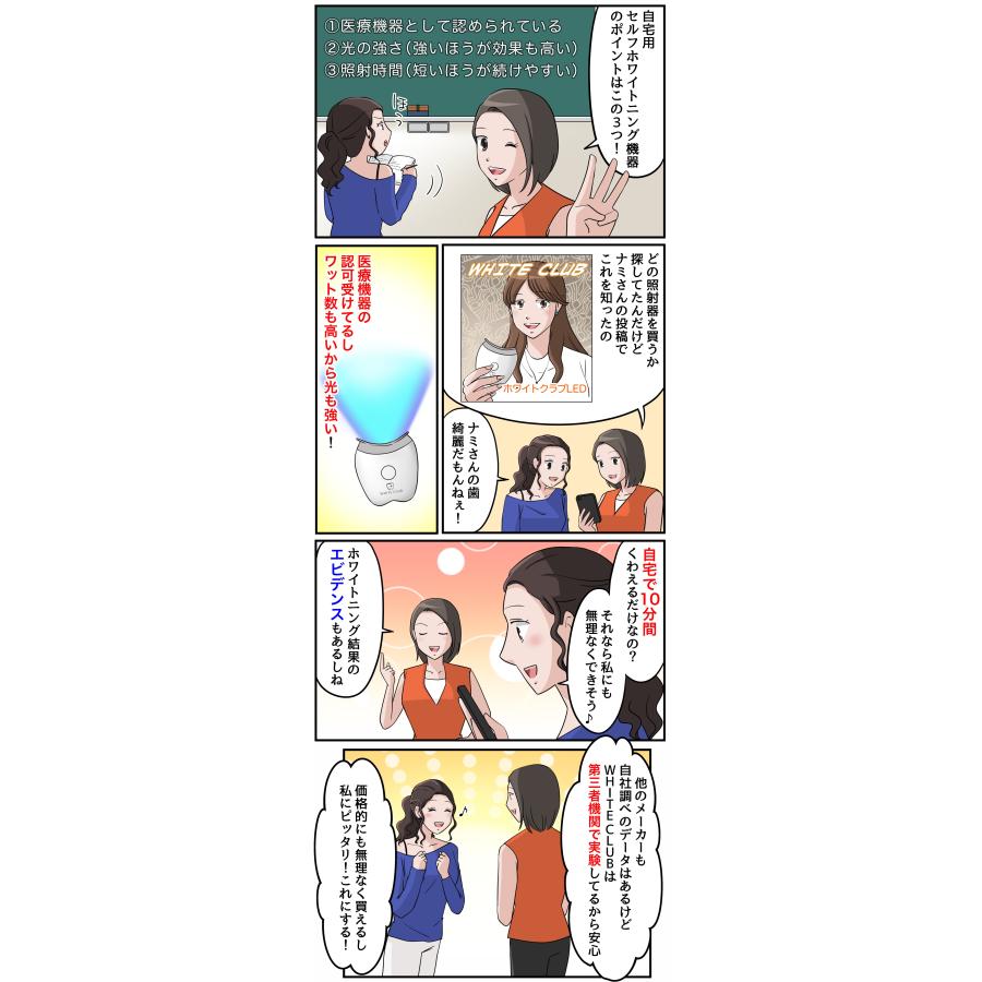 ホワイトニング LED照射器 本体のみ ホームホワイトニング セルフ
