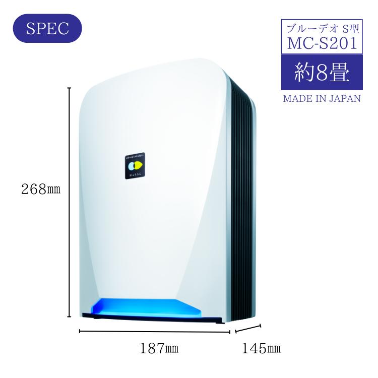 マスクフジコー 2024年最新型モデル ブルーデオ S型 フジコー 空気清浄