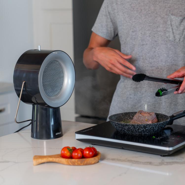 卓上レンジフード エアフード AirHood ポータブル 換気扇 コンセント式