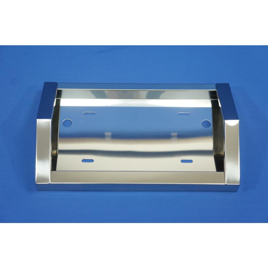 ジェットイノウエ とんがりナンバー枠大型用 ステンレスナンバー