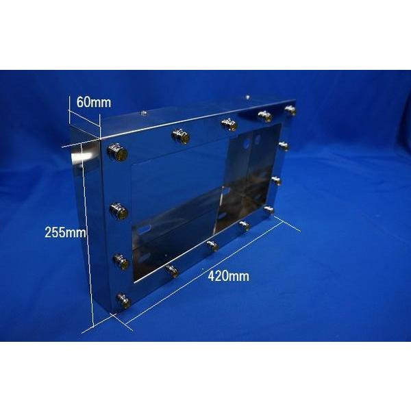 ジェットイノウエ 中型LEDパイロットナンバープレート枠 字光式対応