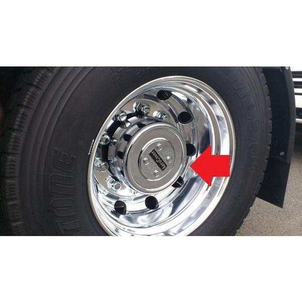 大型NEWギガ10穴用 エアロセンターカバー左右セットISO方式 : トラック