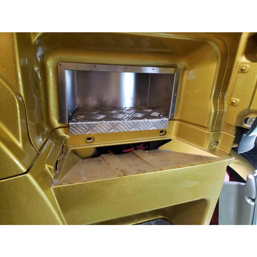 三菱ふそう スーパーグレート用 シューズボックス 下駄箱 運転席側