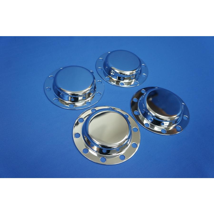 スーパーグレート用 リア メッキハブキャップセット 4軸低床