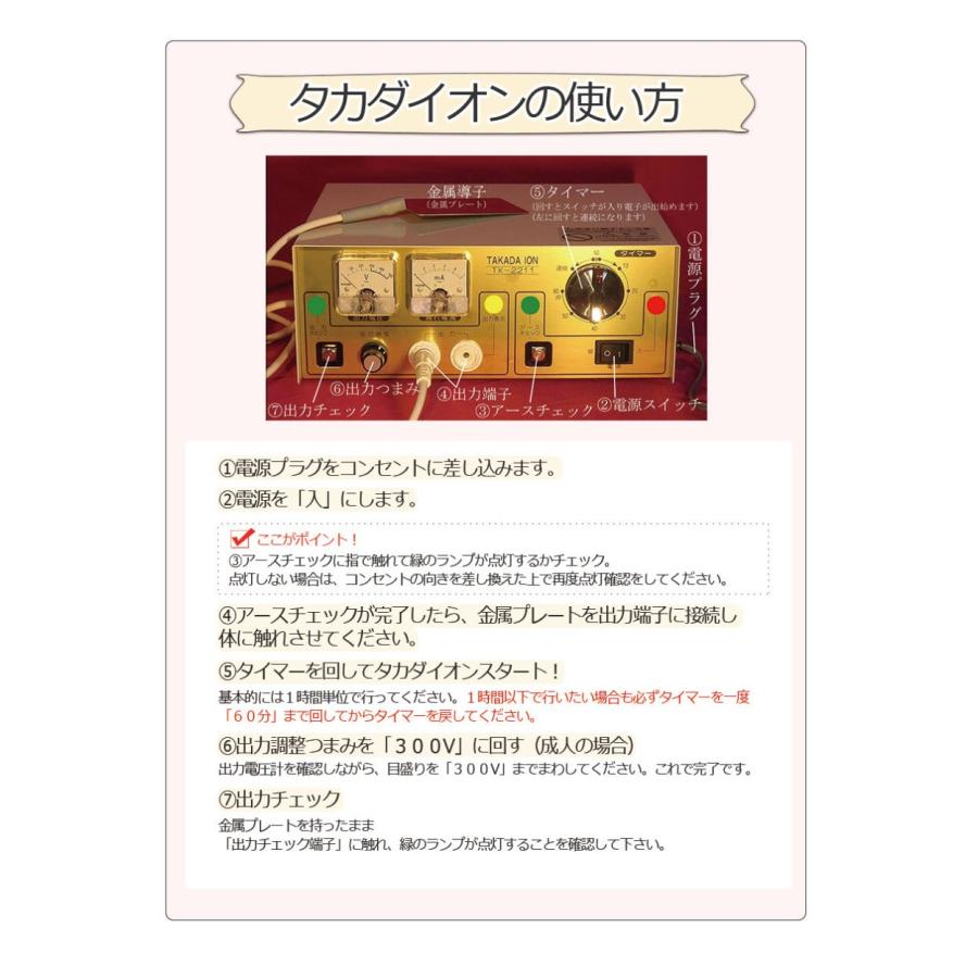 還元電子治療器 タカダイオン TK-2211 : 健康な髪ドットコム - 通販