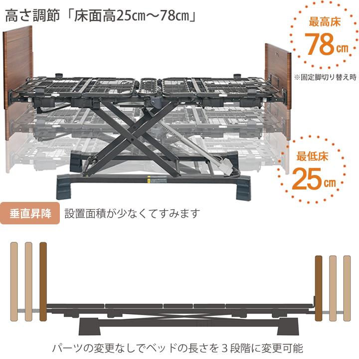 Platz（プラッツ） 介護ベッド ヨカロ 3モーターベッド ポジショニング