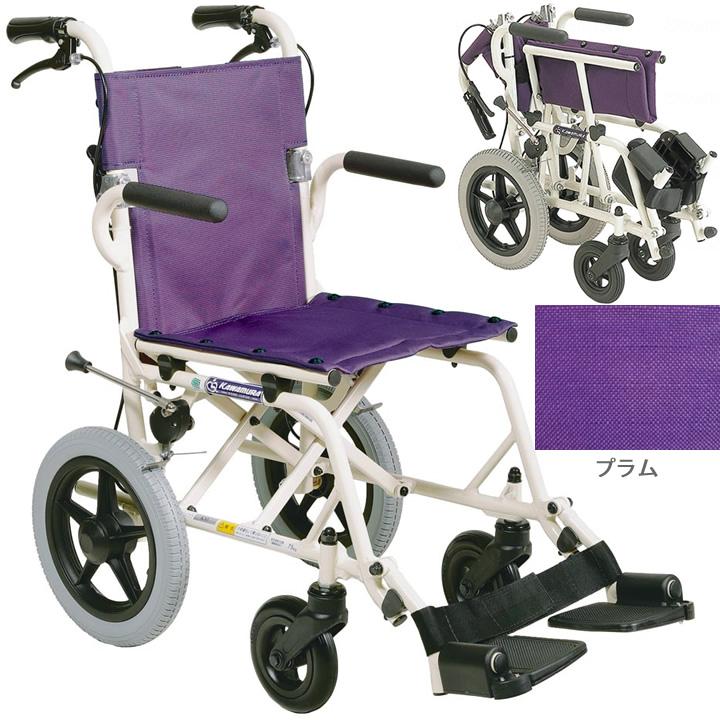 カワムラサイクル ノーパンクタイヤ 簡易車椅子 折たたみ式車椅子 KA6