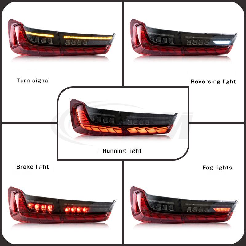 BMW BMW 3シリーズ 2019-2021年 流れるウインカー テールランプ LED
