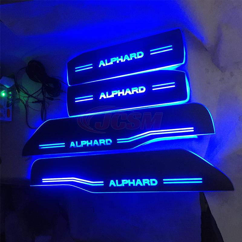 アルファード JCSM ステップガード LED サイドスカッフプレート トヨタ