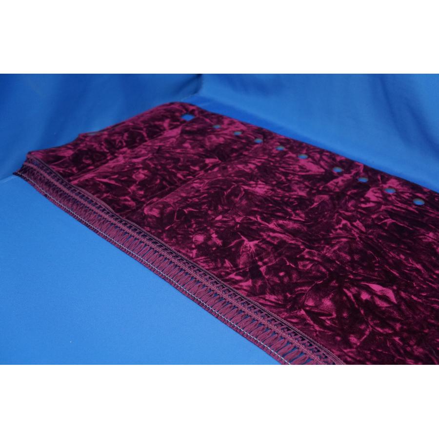 17スーパーグレート用 チンチラ ダッシュマット ワインパープル