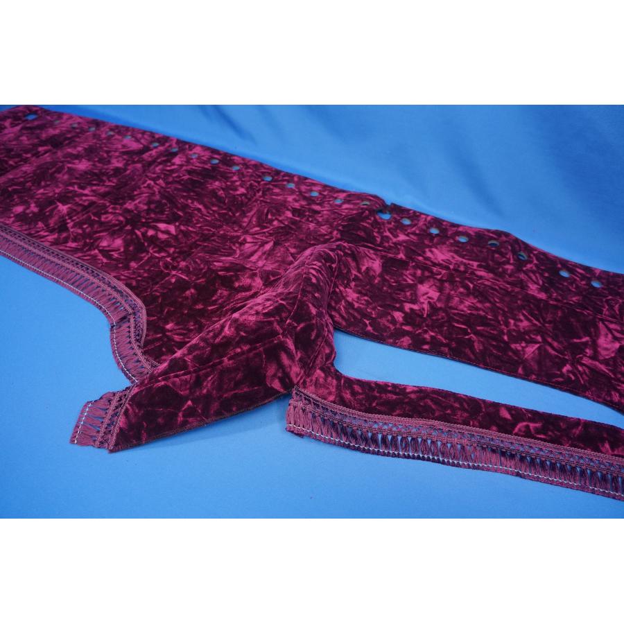 17スーパーグレート用 チンチラ ダッシュマット ワインパープル