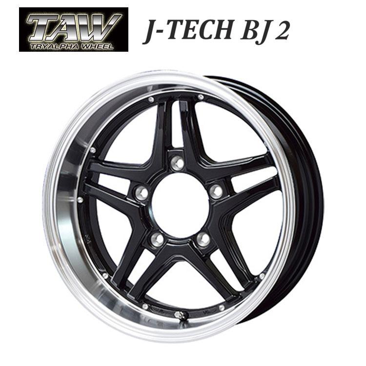 16インチ 5H139.7 6J 6J+5 5穴 ホイール 【2本セット 新品】 J-TECH