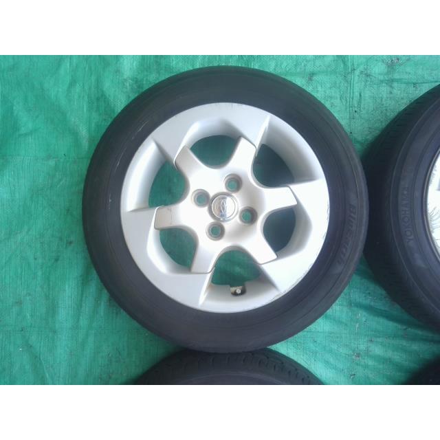 プリウス トヨタ NHW10 10系 純正 15インチ 5J +45 PCD100 4H ハブφ54