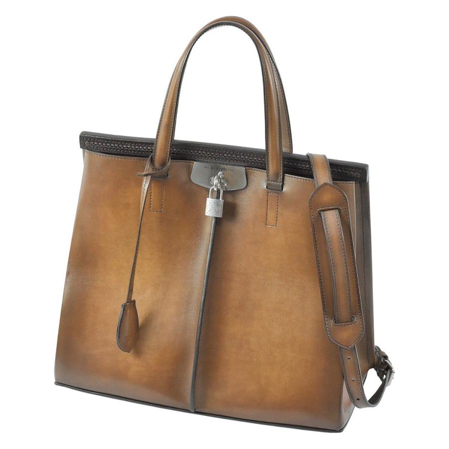 Berluti（ベルルッティ） 美品 ルッティ 38 レザーバッグ 2way メンズ
