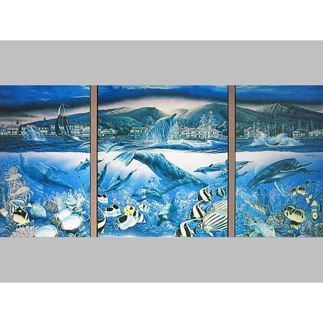 ◇クリスチャン リース ラッセン◇ラハイナビジョン シルクスクリーン