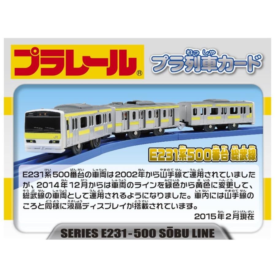 プラレールぼくもだいすき！たのしい列車シリーズドア開閉E231系500