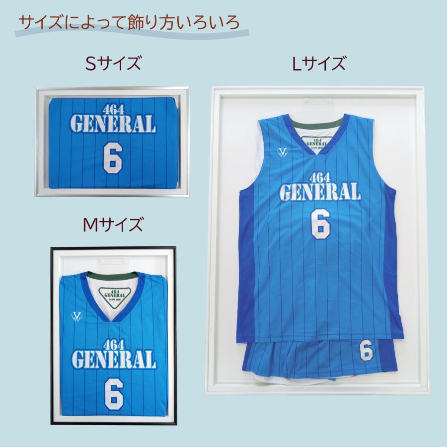 ソフケン(Sofken) アルミ額縁 ラクパネ3D ユニフォーム額 Lサイズ