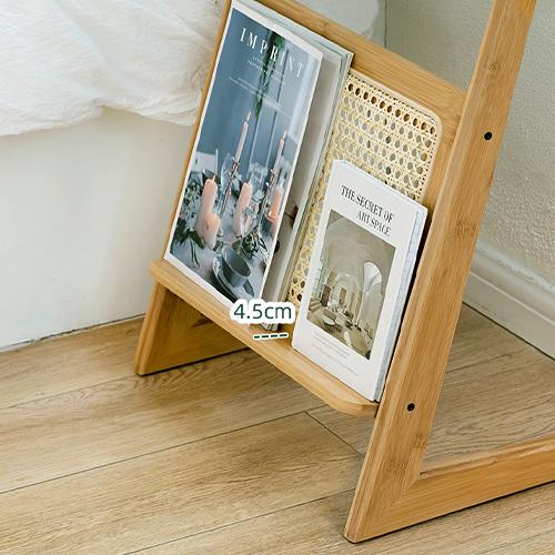 9%OFFクーポン☆ナイトテーブル サイドテーブル 竹製 2色 マガジン