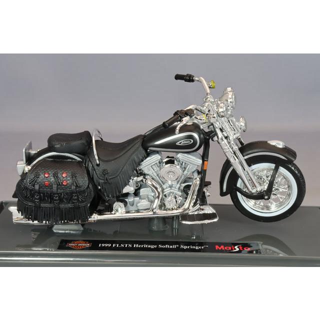 ミニカー/完成品 マイスト 1/18 ハーレーダビッドソン 1999 FLSTS